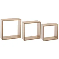 5five simply smart Wandregale 3er-Set in braun | Gr.: