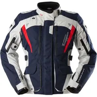 Furygan Apalaches Evo Textiljacke wasserdicht Damen - Dunkelblau/Hellgrau/Rot /