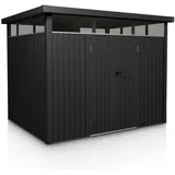 Juskys Gerätehaus, Anthrazit, Metall, 294x200x254 cm, Aufbewahrung & Schutzhüllen, Geräteschuppen