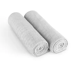 Bestlivings Microfaser Geschirrtuch Sunshine 300gsm - 65cm x 45cm - ( 8er Pack ) Hellgrau