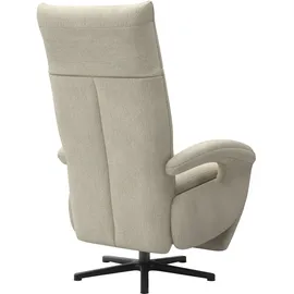 sit&more TV-Sessel Zoe 74 x 112 x 82 cm Beige mit Kopfteilverstellung & 360° Drehfunktion