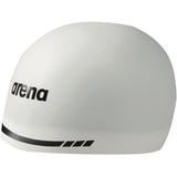 ARENA Unisex-Erwachsene 3D Soft USA Racing Swim Cap Badekappe, Weiss/opulenter Garten, Extra Large