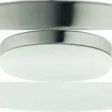 Licht-Erlebnisse Deckenlampe 1 x E27 rund Glas Nickel matt