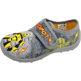 Fischer Markenschuh Hausschuh grau 26