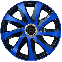 NRM Radzierblende Drift EXTRA schwarz/blau 16 Zoll 4er Set