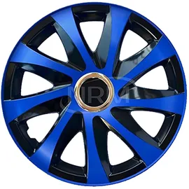 NRM Radzierblende Drift EXTRA schwarz/blau 16 Zoll 4er Set