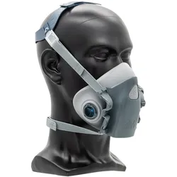 3M 7500 Halbmaske Atemschutzmaske Atemschutz Gas- Lackier- Staubmaske 7501 Gr. S