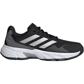 adidas Courtjam Control 3 Core Black/Silver Metallic/Grey four