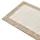 Beliani Badteppich Kabri Beige/Braun 90 x 60 cm