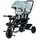 Chipolino Dreirad Hip Hop, zwei Kinder, bis 40 kg, Sitze 360° drehbar hellblau