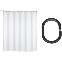 SCHÖNER WOHNEN-Kollektion Saoba Duschvorhang, inkl. Duschvorhangringe, Accessoires, mehrfarbig