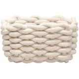 KLEINE WOLKE Korb Fellone M Mischgewebe Beige Natur