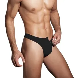 Doreanse Men Zip Slip String Schwarz Medium Herren