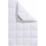 Balette Daunenbettdecke + Kopfkissen "Lena", weiß, B/L: 135cm x 200cm Anzahl Teile 1, B/L: 40cm x 80cm Anzahl Teile 1, Bezug: Baumwolle Füllung:, extrawarm, Bettdecken Bezug: 100% Baumwolle. Kopfkissen Bezug: 100% Baumwolle. Bettdecken Füllung: 100% Federn.