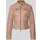 Amber & June Slim Fit Jacke in Leder-Optik, Rose, 34