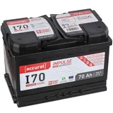 Accurat Impulse I70 Autobatterie 70Ah AGM Start-Stop