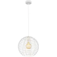 GLOBO LIGHTING LED Pendelleuchte, Leuchtmittel inklusive, Warmweiß, LED Hängeleuchte Pendelleuchte Esszimmerlampe höhenverstellbar H 120cm weiß