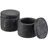 APS Marmordose 2er Set Ø 6 cm Schwarz/Grau unbefüllt