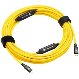 cobra tether USB-C auf USB-C 10 m Gelb
