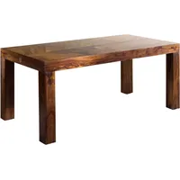 MASSIVMOEBEL24.DE Esstisch Sheesham 140x90x76 life honey lackiert METRO LIFE