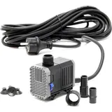 Wiltec SunSun CHJ-500-10 ECO Teichpumpe 500 l/h / 7 W, energiesparende Filterpumpe, Bachlaufpumpe für Koiteiche, Umwälzpumpe, Gartenteichpumpe