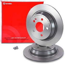 Brembo Bremsscheibe voll hinten [Hersteller-Nr. 08.8405.11] für Mercedes-Benz