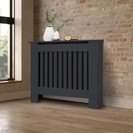 ML-Design Heizkörperverkleidung Landhausstil 78x19x82 cm Anthrazit MDF lackiert