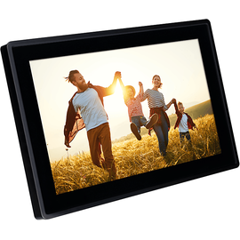 Rollei Smart Frame WiFi 100 mit App-Funktion Digitaler Bilderrahmen, 25,53 cm, 800 x 1280p, Schwarz