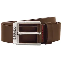 Hugo Gürtel Gelio Leder 85 Braun