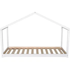 Weber Industries HAUSBETT Koala MIT LATTENROST/ Kinderbett 90x190 - Weiß