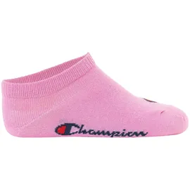 Champion Socken, 6er Pack - Sneaker Socken, Logo, einfarbig Pink/Weiß/Blau 31-34