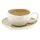 Almina Wave Cream Kaffeeservice 12-tlg. beige/weiß