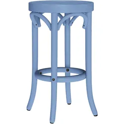 2er-Set LOUIS | Bugholz Barhocker | Holz | Blau