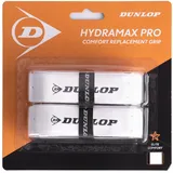 Dunlop Hydromax Pro Squash Ersatzgriff, Weiß (2er-Pack)