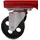 BITUXX 4 Stück Rangierhilfen Rangierroller Rangierheber Wagenheber Roller belastbar bis 450 kg pro Rangierroller Rot