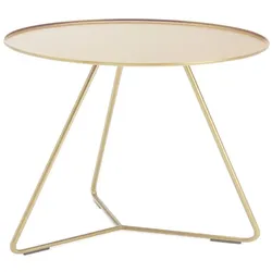 Steely Couchtisch 37cm Gold Metallic
