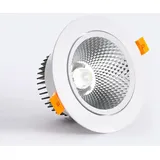 EFECTOLED Ledkia LIGHTING LED Downlight Einbaustrahler 15W Rund Dimmbar Dim To Warm Ausschnitt Ø 110 mm Weiß