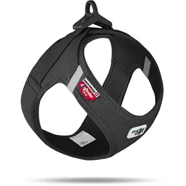 Curli Clasp Vest Hundegeschirr Schwarz XL
