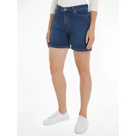 Tommy Hilfiger Damen Jeans Shorts Straight Kai mit Stretch, Blau (Kai), 26W - 26W