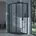 mit 2 Schiebetüren 90x90x190 mit Nano-Beschichtung Ravenna32K