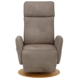 sit&more TV-Sessel Kobra Mikrofaser 71 x 110 x 82 cm Braun mit 2 Motoren