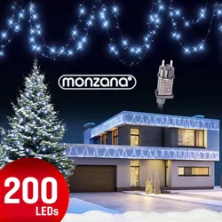 Lichterkette Weihnachten Kaltweiß 20m