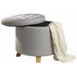 Echtwerk Sitzhocker “Mary“, mit Stauraum,