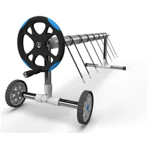 Arebos Aufrollvorrichtung silber 3-5,7 m
