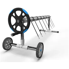 Arebos Aufrollvorrichtung silber 3-5,7 m