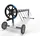 Arebos Aufrollvorrichtung silber 3-5,7 m