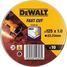 DeWalt DT3507 Inox Trennscheibe 125 x 1mm 10er Pack