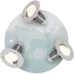 ELOBRA kids Kinderlampe Scandi Wald Lack