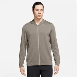 NIKE Herren Yoga-Sweatjacke "Nike Yoga Dri-Fit", MOON FOSSIL/IRONSTONE/BLK, M
