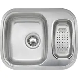 Reginox R16534 Edelstahlspüle MORENA KGKG-CC ohne Überlauf / ab Schrankbreite 60 cm / Flächenbündig / Einbau - Silber